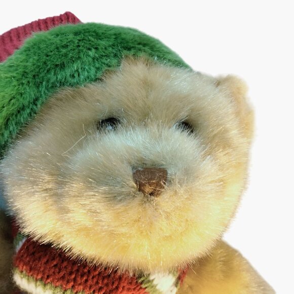 Dillards 2003 Christmas Bear Plush Scarf Hat - Picture 3 of 10